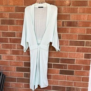 YALA mint green robe L/XL.
